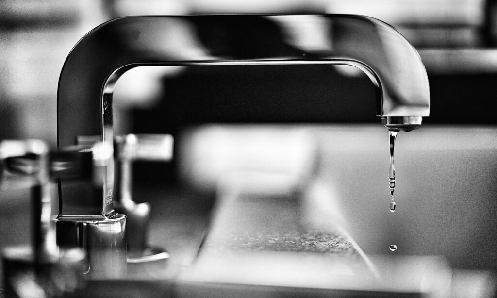 Rioolprobleem bij kraanafvoer